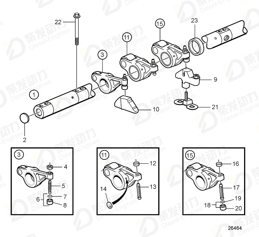 volvo penta Valve caliper, exhaust 20857578 Drawing volvo penta Valve caliper, exhaust 20857578 Drawing